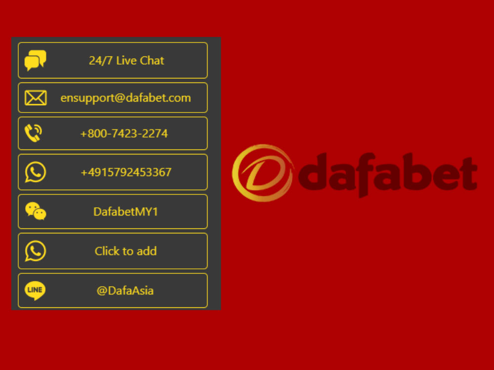 Dafabet website customer support